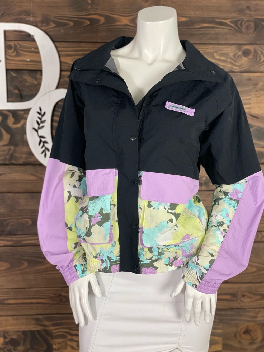 Columbia | Open Water Lightweight Colorblock Windbreaker Jacket Pastel Colors